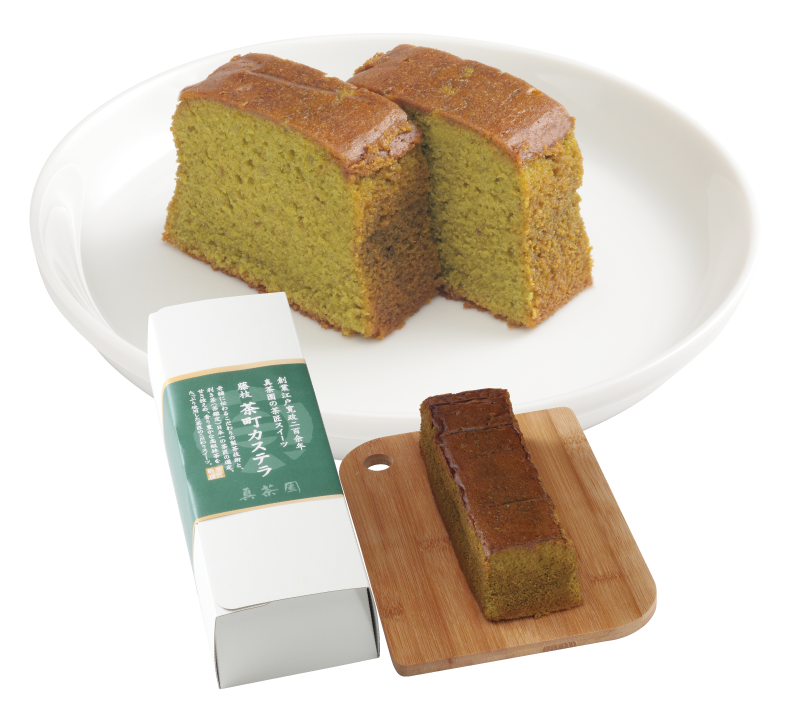 茶町カステラ(抹茶カステラ)